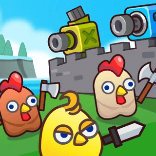 Merge Cannon: Chicken Defense