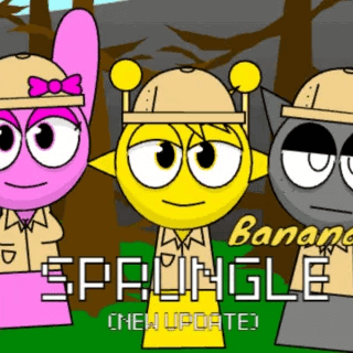 Sprungle Banana with Sprunki