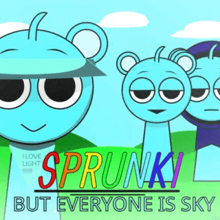 Sprunki But Everyone Is Sky