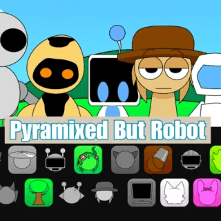 Sprunki Pyramixed But Robot