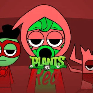Sprunki Red vs Plants