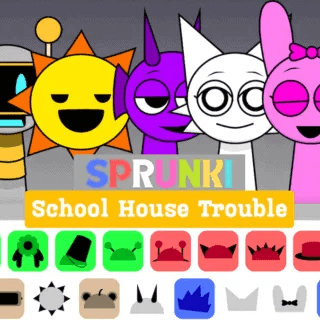 Sprunki School House Trouble